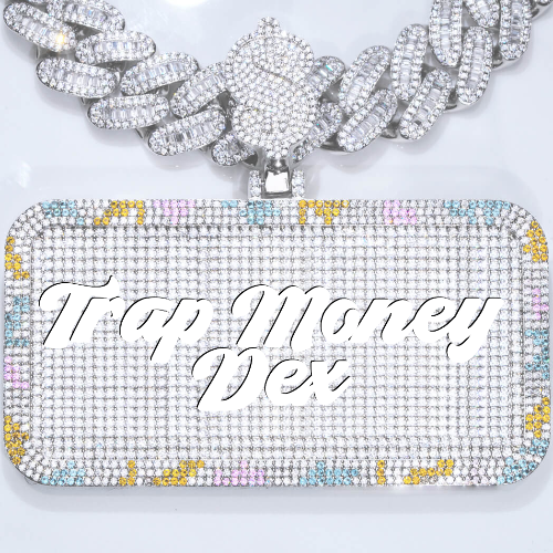 CUSTOM LETTER NECKLACE 3D COLORFUL SQUARE