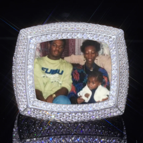 3D CUSTOM PICTURE ICED RING