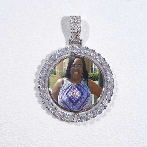 3D Spinning 2-Faced Custom Picture Pendant
