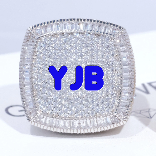 CUSTOM LETTER 3D ICED RING