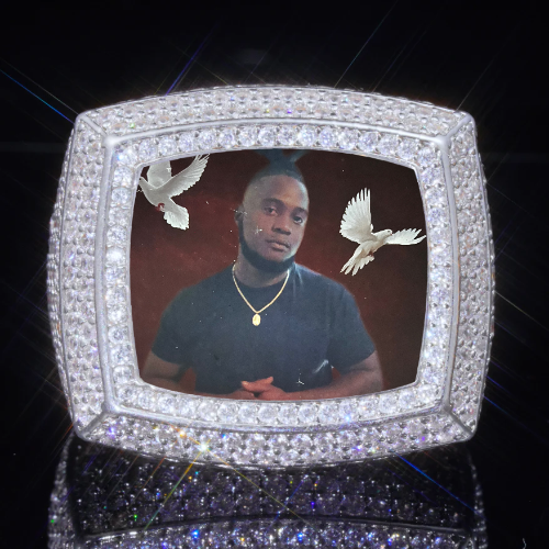 3D CUSTOM PICTURE ICED RING