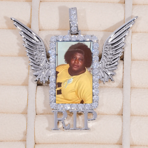 RIP WING 3D CUSTOM PICTURE PENDANT