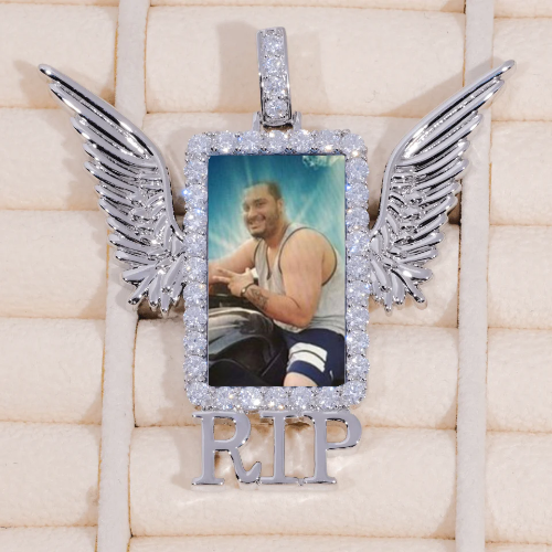 RIP WING 3D CUSTOM PICTURE PENDANT