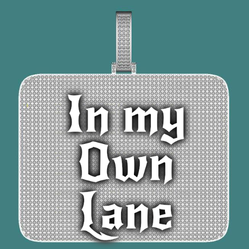 CUSTOM LETTER NECKLACE 3D BIG SQUARE