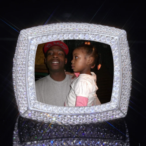 3D CUSTOM PICTURE ICED RING