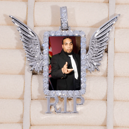 RIP WING 3D CUSTOM PICTURE PENDANT