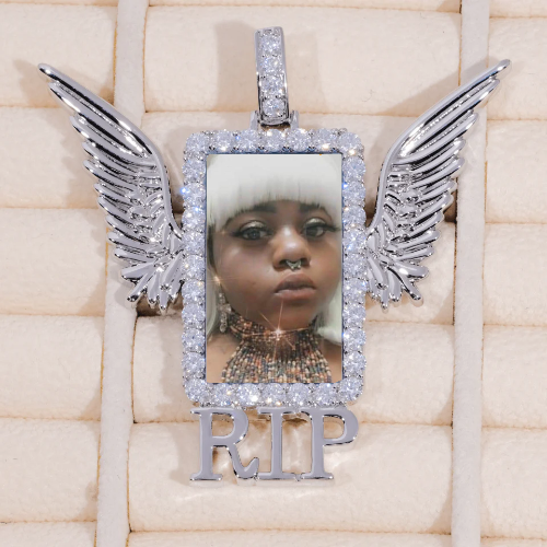 RIP WING 3D CUSTOM PICTURE PENDANT