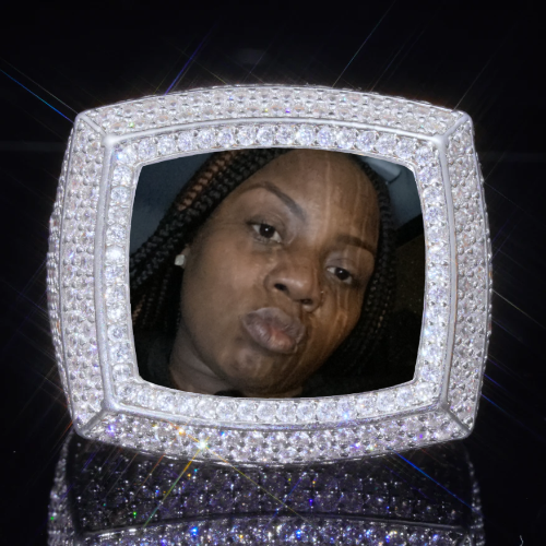 3D CUSTOM PICTURE ICED RING