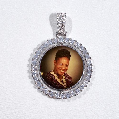 3D Spinning 2-Faced Custom Picture Pendant