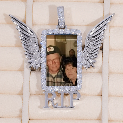 RIP WING 3D CUSTOM PICTURE PENDANT