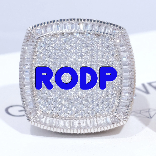 CUSTOM LETTER 3D ICED RING