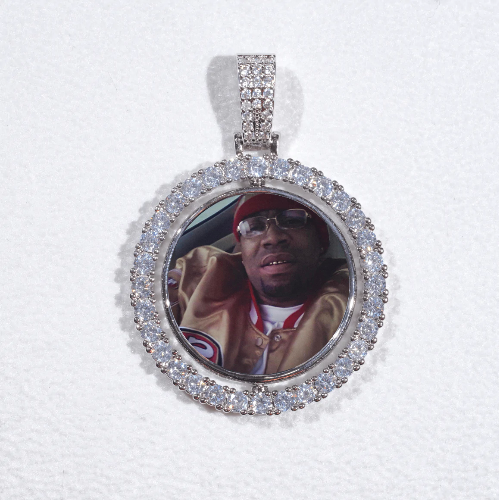 3D Spinning 2-Faced Custom Picture Pendant