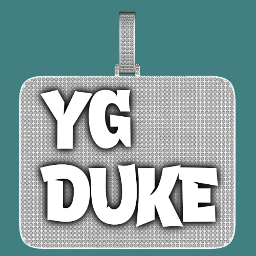 CUSTOM LETTER NECKLACE 3D BIG SQUARE