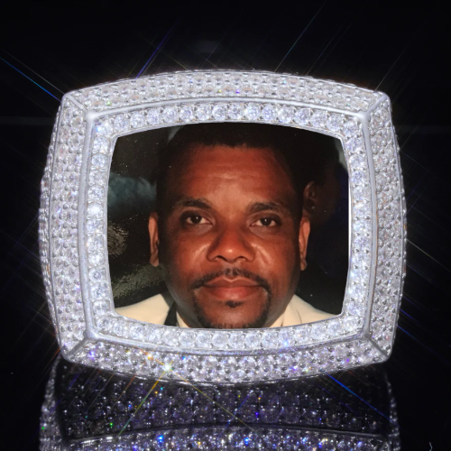 3D CUSTOM PICTURE ICED RING