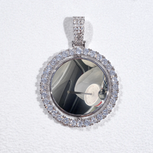 3D Spinning 2-Faced Custom Picture Pendant