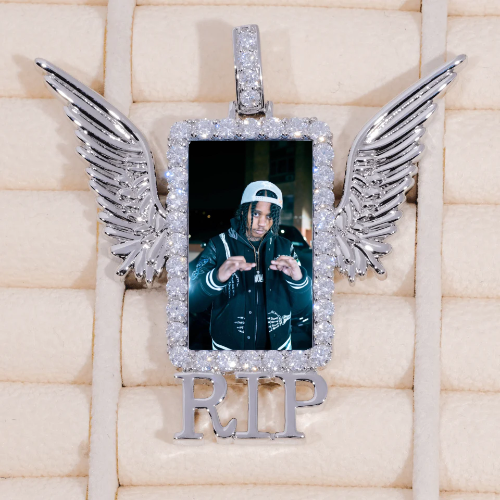 RIP WING 3D CUSTOM PICTURE PENDANT