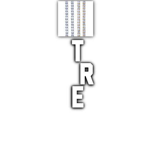 Custom Letters Baguette Two Layer Necklace