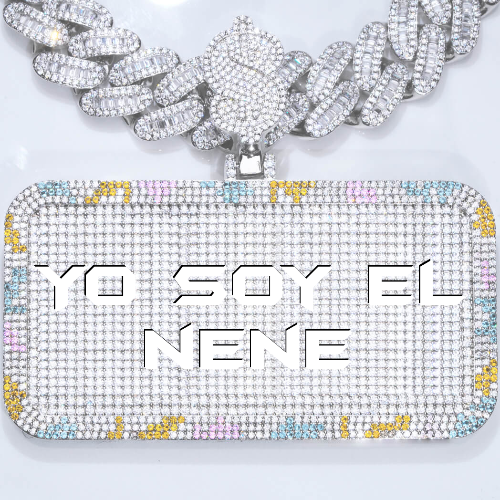CUSTOM LETTER NECKLACE 3D COLORFUL SQUARE
