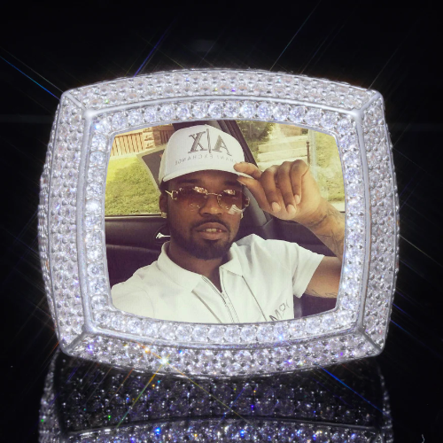 3D CUSTOM PICTURE ICED RING