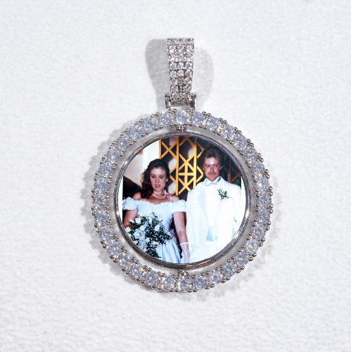 3D Spinning 2-Faced Custom Picture Pendant