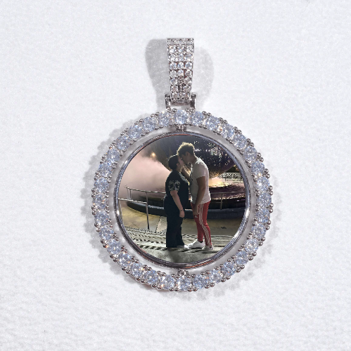 3D Spinning 2-Faced Custom Picture Pendant