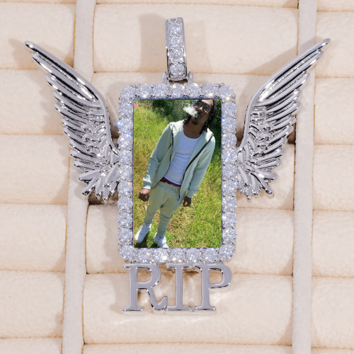 RIP WING 3D CUSTOM PICTURE PENDANT