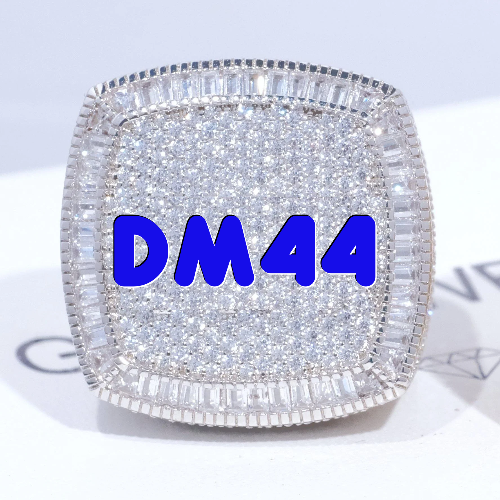 CUSTOM LETTER 3D ICED RING