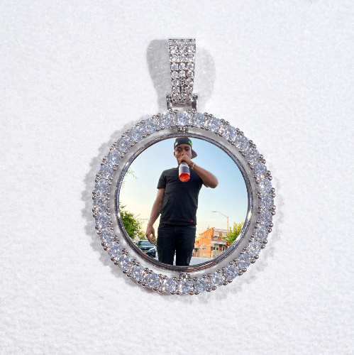 3D Spinning 2-Faced Custom Picture Pendant