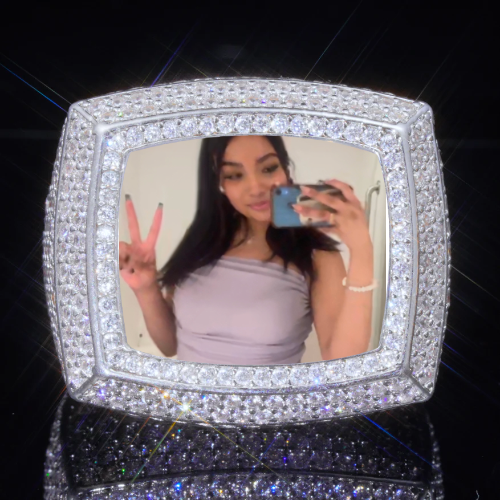 3D CUSTOM PICTURE ICED RING