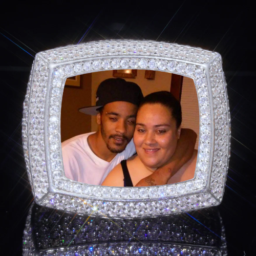 3D CUSTOM PICTURE ICED RING