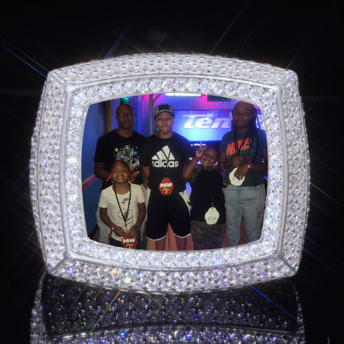 3D CUSTOM PICTURE ICED RING