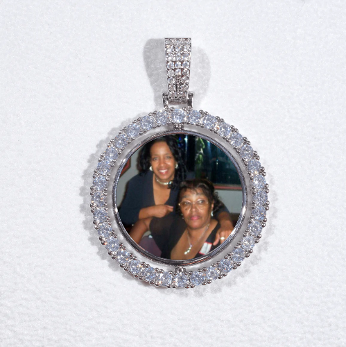 3D Spinning 2-Faced Custom Picture Pendant