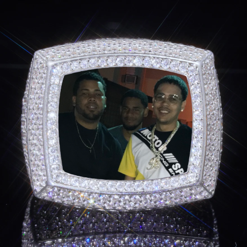 3D CUSTOM PICTURE ICED RING