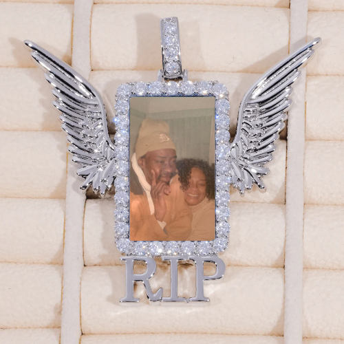 RIP WING 3D CUSTOM PICTURE PENDANT