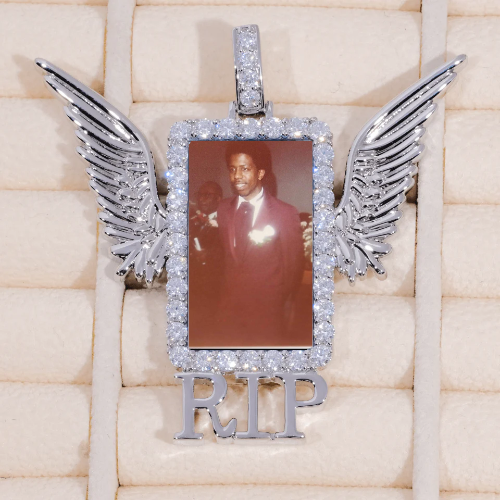 RIP WING 3D CUSTOM PICTURE PENDANT