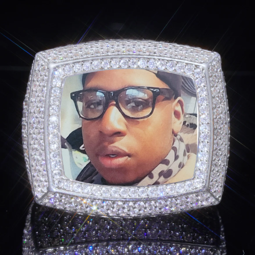 3D CUSTOM PICTURE ICED RING