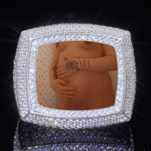 3D CUSTOM PICTURE ICED RING