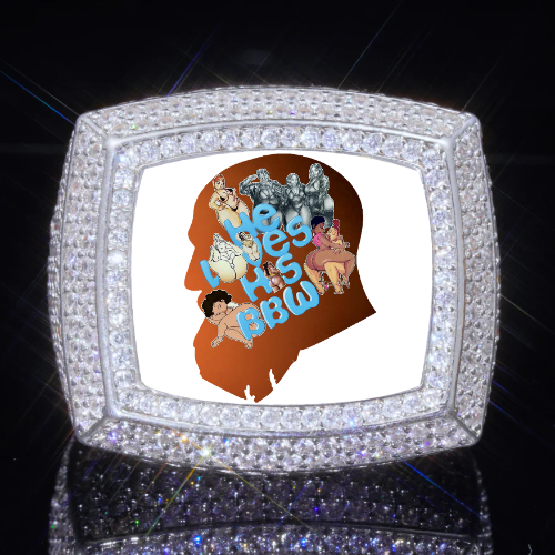 3D CUSTOM PICTURE ICED RING