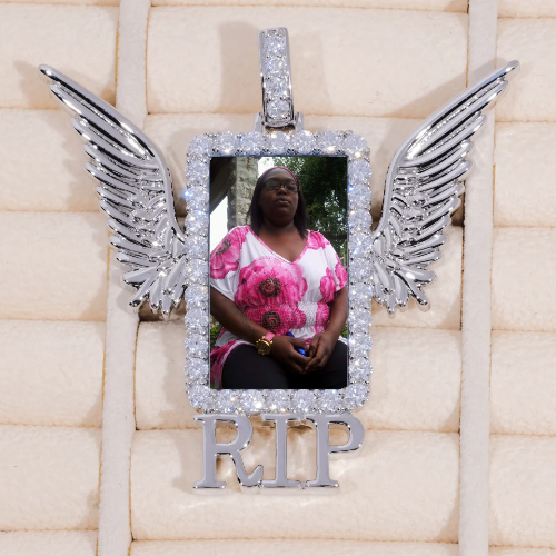 RIP WING 3D CUSTOM PICTURE PENDANT