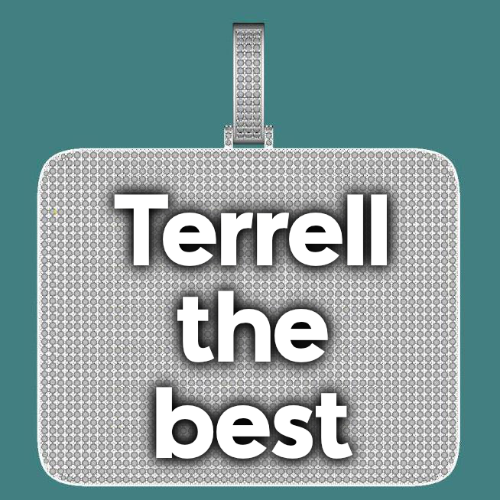 CUSTOM LETTER NECKLACE 3D BIG SQUARE