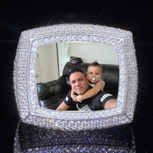 3D CUSTOM PICTURE ICED RING
