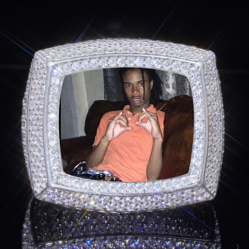 3D CUSTOM PICTURE ICED RING
