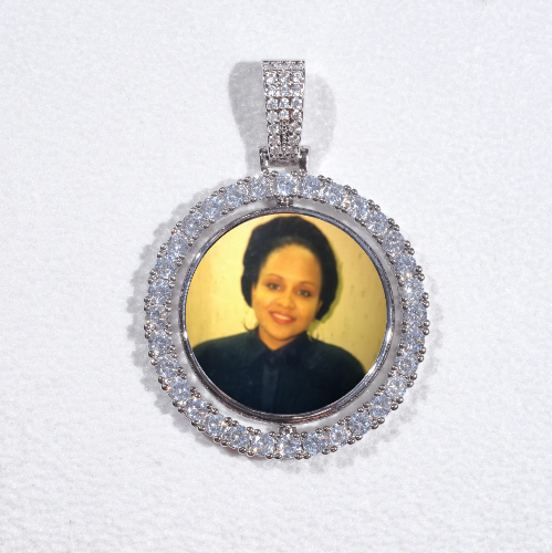 3D Spinning 2-Faced Custom Picture Pendant