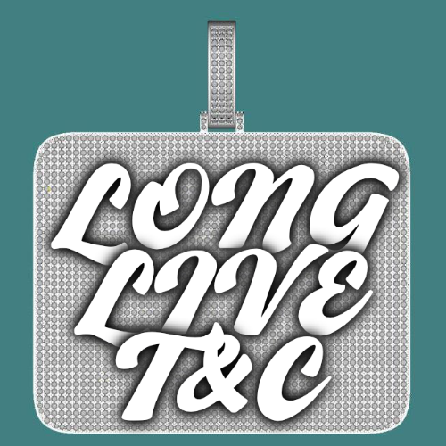 CUSTOM LETTER NECKLACE 3D BIG SQUARE