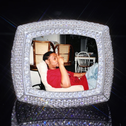 3D CUSTOM PICTURE ICED RING