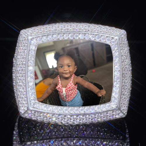 3D CUSTOM PICTURE ICED RING