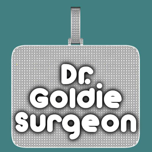 CUSTOM LETTER NECKLACE 3D BIG SQUARE