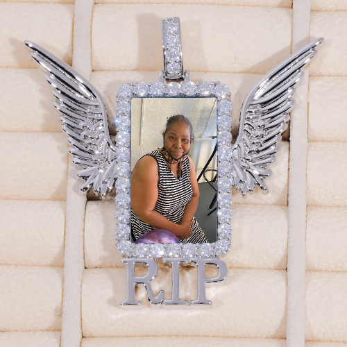 RIP WING 3D CUSTOM PICTURE PENDANT