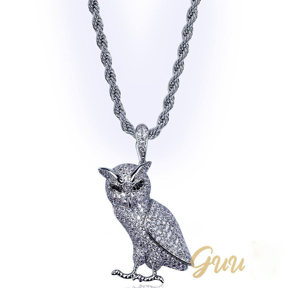 Iced 29mm  CZ   Gold-Plated Pendant &  Cuban Link Chain