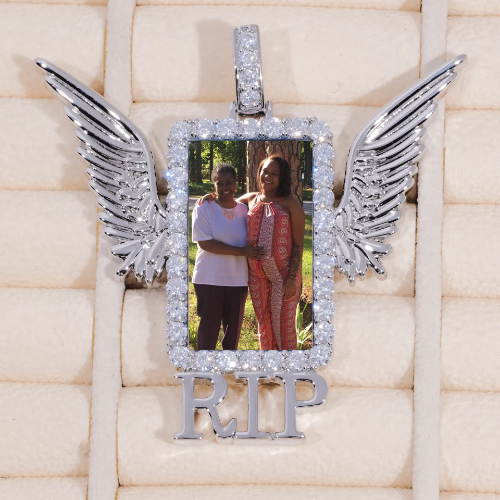 RIP WING 3D CUSTOM PICTURE PENDANT
